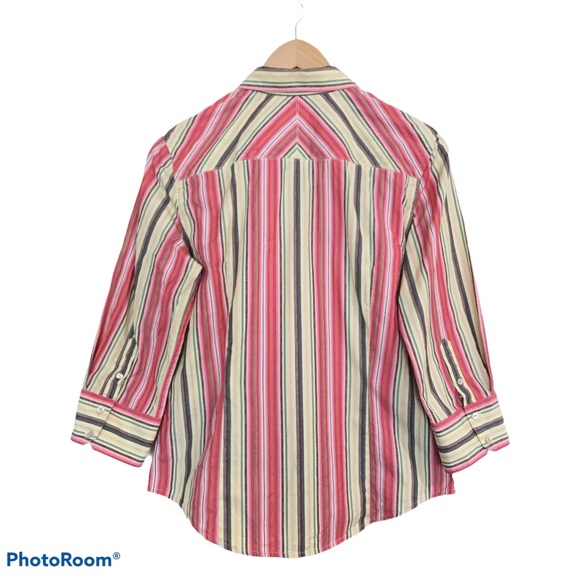 Robert Graham Women’s Button Up Shirt 3/4 Sleeves - Picture 7 of 13